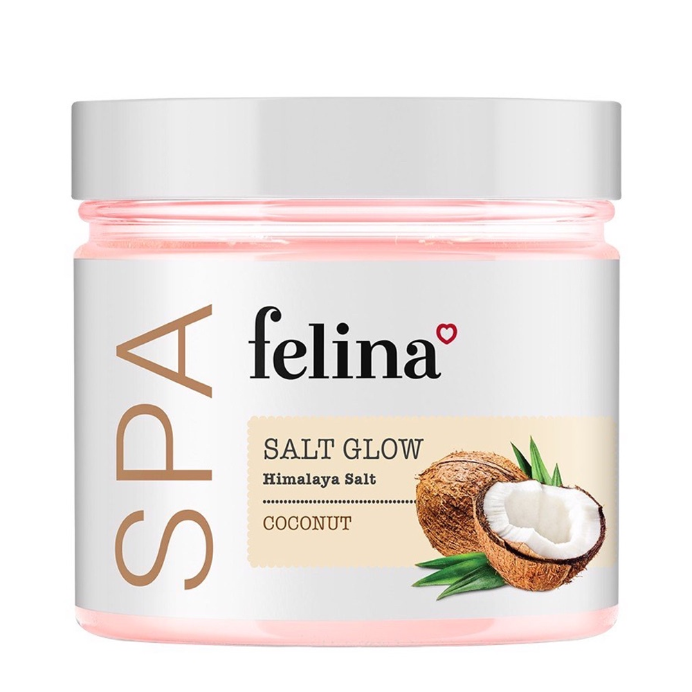 Muối Tẩy Tế Bào Chết Chiết Xuất Dừa Felina Salt Glow Coconut 500G