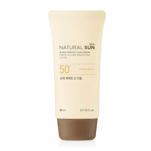 Kem Chống Nắng Thefaceshop Natural Sun Eco Super Perfect Sun Cream Spf50+ Pa+++ 80Ml