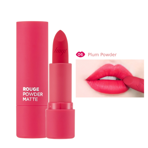 [Fmgt] Son Lì Mềm Mịn Môi Rouge Powder Matte (3.2G) Color 04 Red Powder [Không Đổi Trả, Hsd Từ Tháng 10/2022 Đến Tháng 12/2022]
