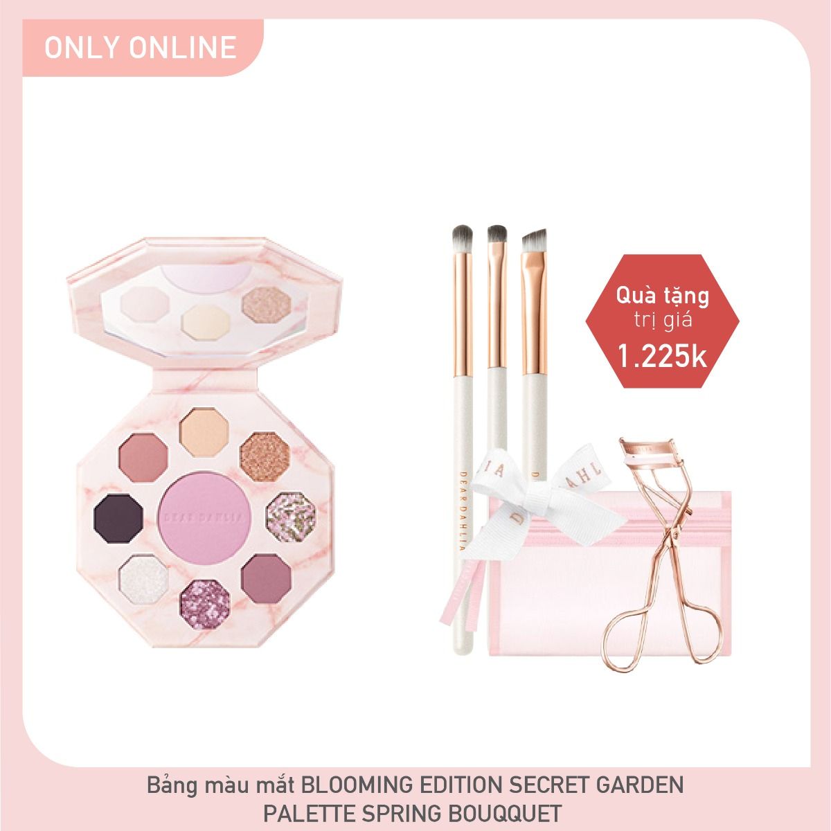 Combo Bảng Màu Mắt Đa Hiệu Ứng Dear Dahlia Secret Garden Palette - Spring Bouqquet