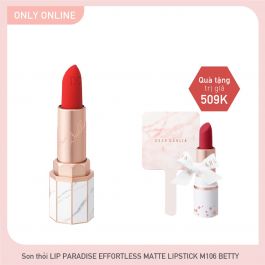 Combo Son Lì Dear Dahlia Lip Paradise Effortless Matte Lipstick - M106 Betty