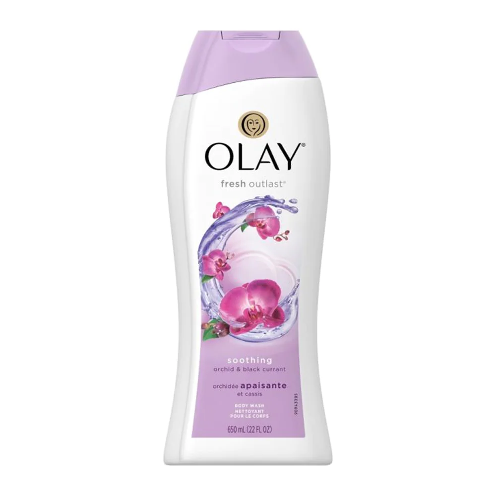Sữa Tắm Olay Body Wash Soothing Orchid & Blackcurrant 650 Ml