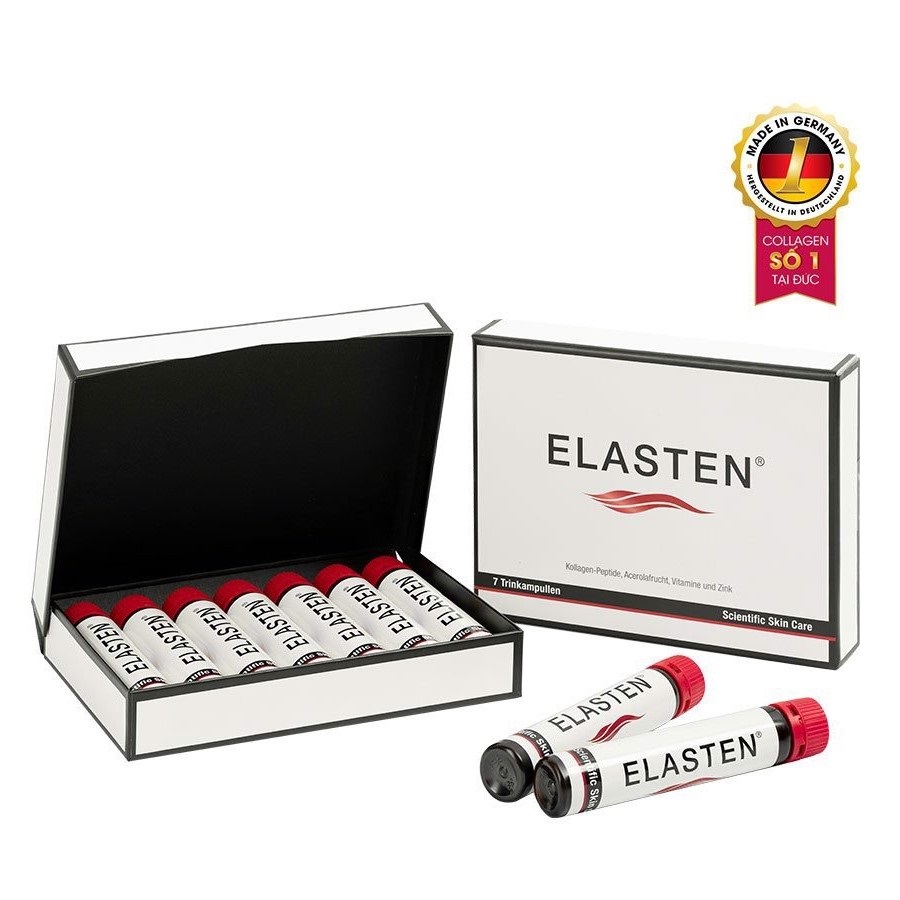 Thực Phẩm Bảo Vệ Sức Khỏe Elasten Collagen Germany (7 Ống 25Ml)