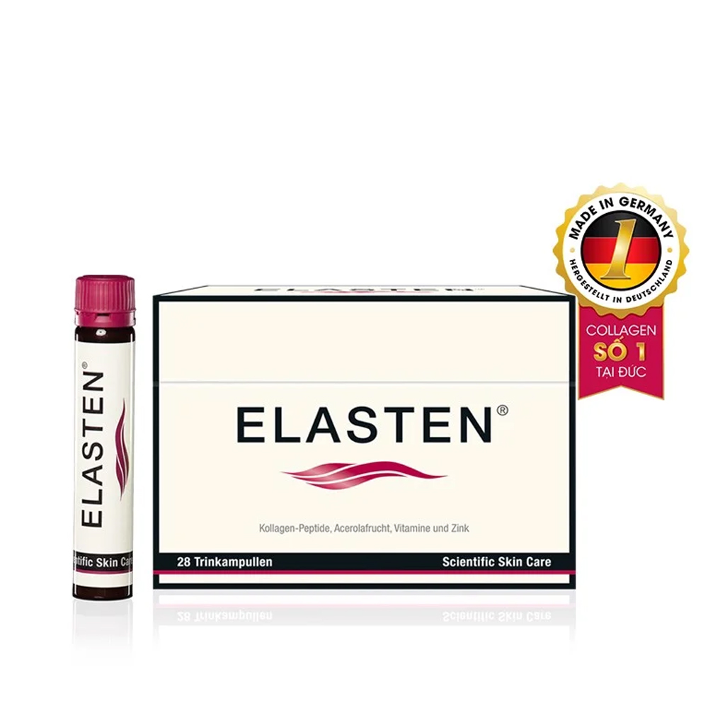 Thực Phẩm Bảo Vệ Sức Khỏe Elasten Collagen Germany (28 Ống 25Ml)
