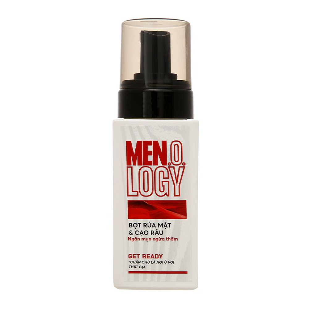 Bọt Rửa Mặt & Cạo Râu Ngăn Mụn Ngừa Thâm Men.o.logy Cleansing & Shaving Foam Get Ready 100Ml