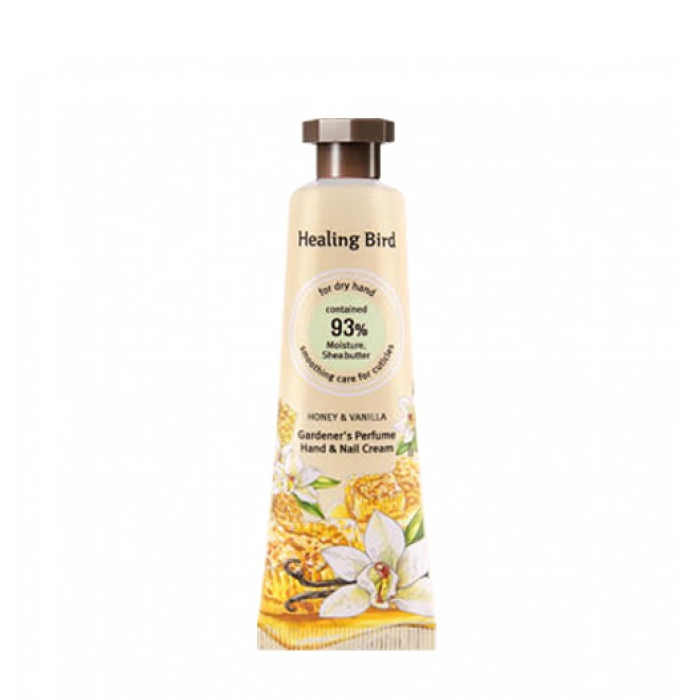 Kem Dưỡng Da Tay Healing Bird Gardener's Perfume Hand & Nail Cream [Honey & Vanilla] 30Ml