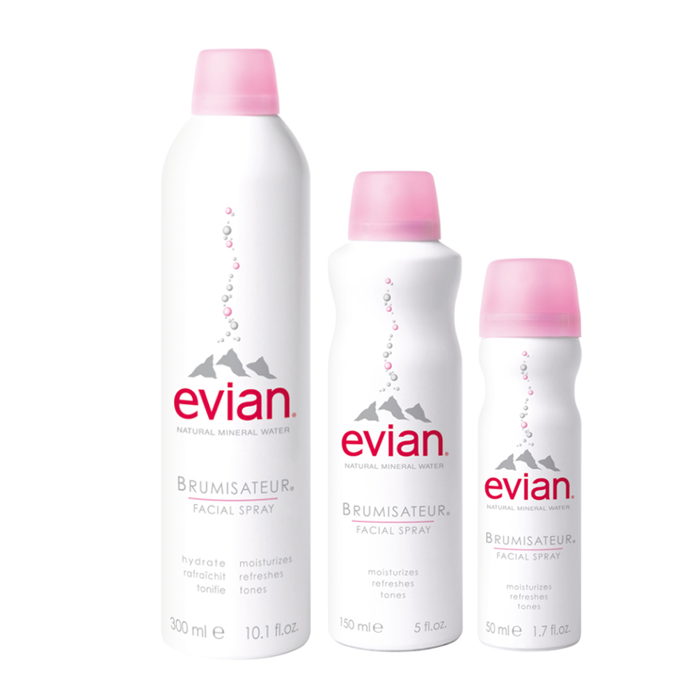 Xịt Khoáng Cấp Ẩm, Làm Dịu Da Evian Brumisateur Natural Mineral Water Facial Spray
