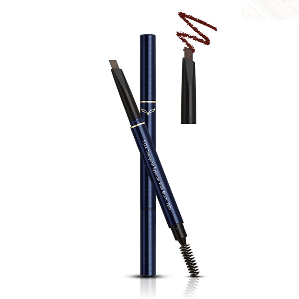 Chì Kẻ Mày Đầu Tam Giác F.o.x Triangular Eyebrow With Mascara Brush 0.25G