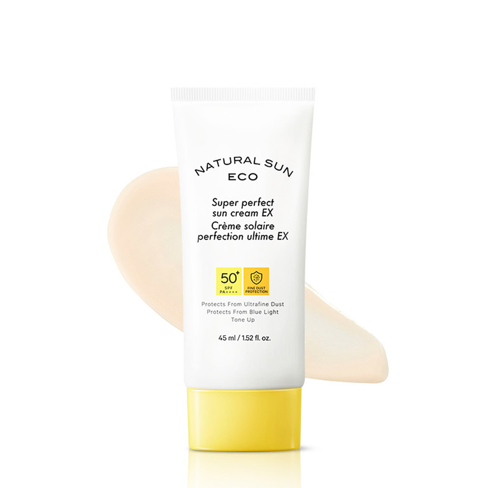 Kem Chống Nắng Chống Bụi Mịn Ánh Sáng Xanh Thefaceshop Natural Sun Eco Super Perfect Sun Cream Ex Spf50+ Pa++++