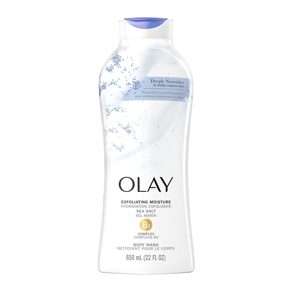 Sữa Tắm Olay Body Wash Daily Exfoliating With Sea Salts 650 Ml