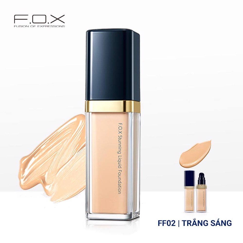 Kem Nền Dưỡng Ẩm Làm Sáng Da F.o.x Stunning Liquid Foundation 30Ml Ff02