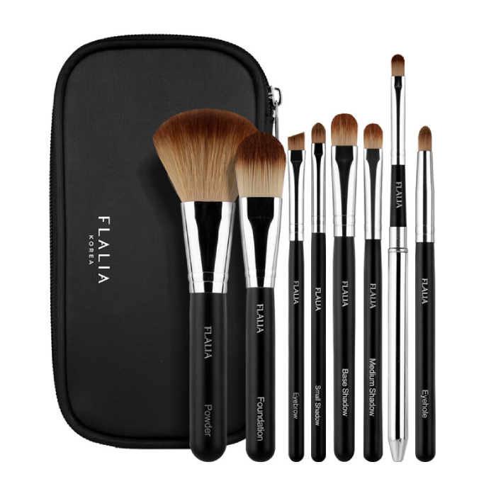 Bộ Cọ Trang Điểm Đa Năng Flalia Simple Classic Brush Set 8P