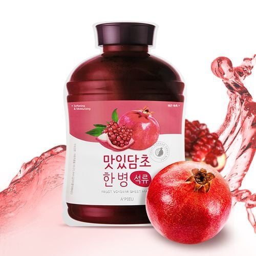 Mặt Nạ A'pieu Fruit Vinegar Sheet Mask (Pomegranate)