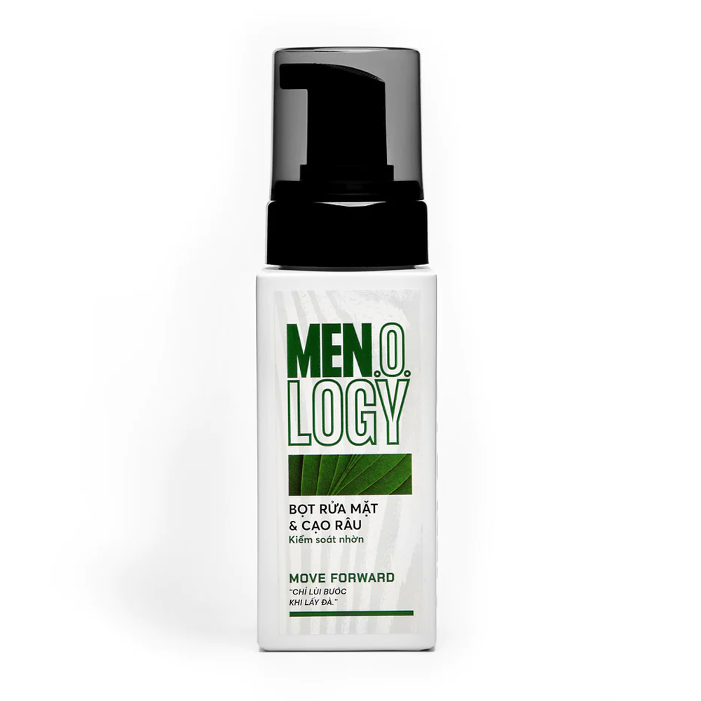 Bọt Rửa Mặt & Cạo Râu Kiểm Soát Nhờn Men.o.logy Cleansing&Shaving Foam Move Forward 100Ml