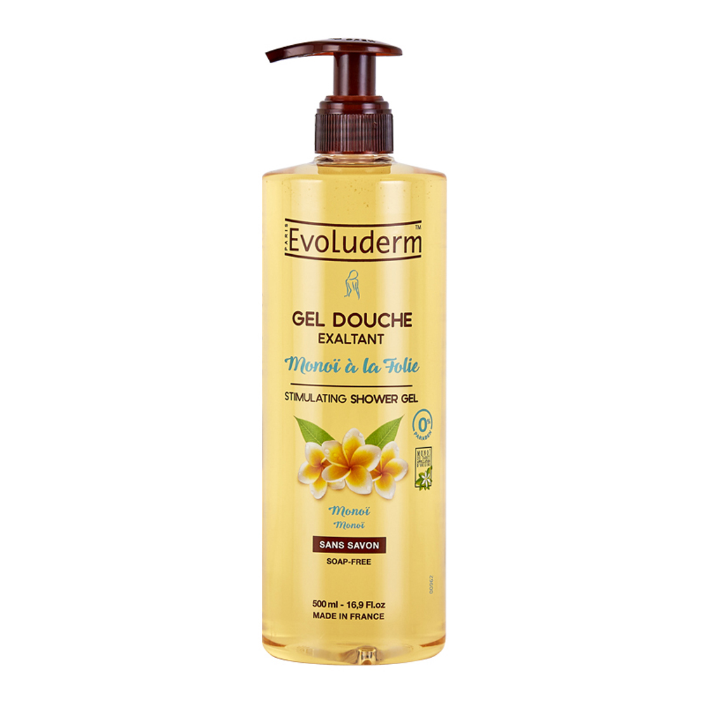 Gel Tắm Hoa Monoi Tahiti Evoluderm Shower Gel Monoi A La Folie 500Ml