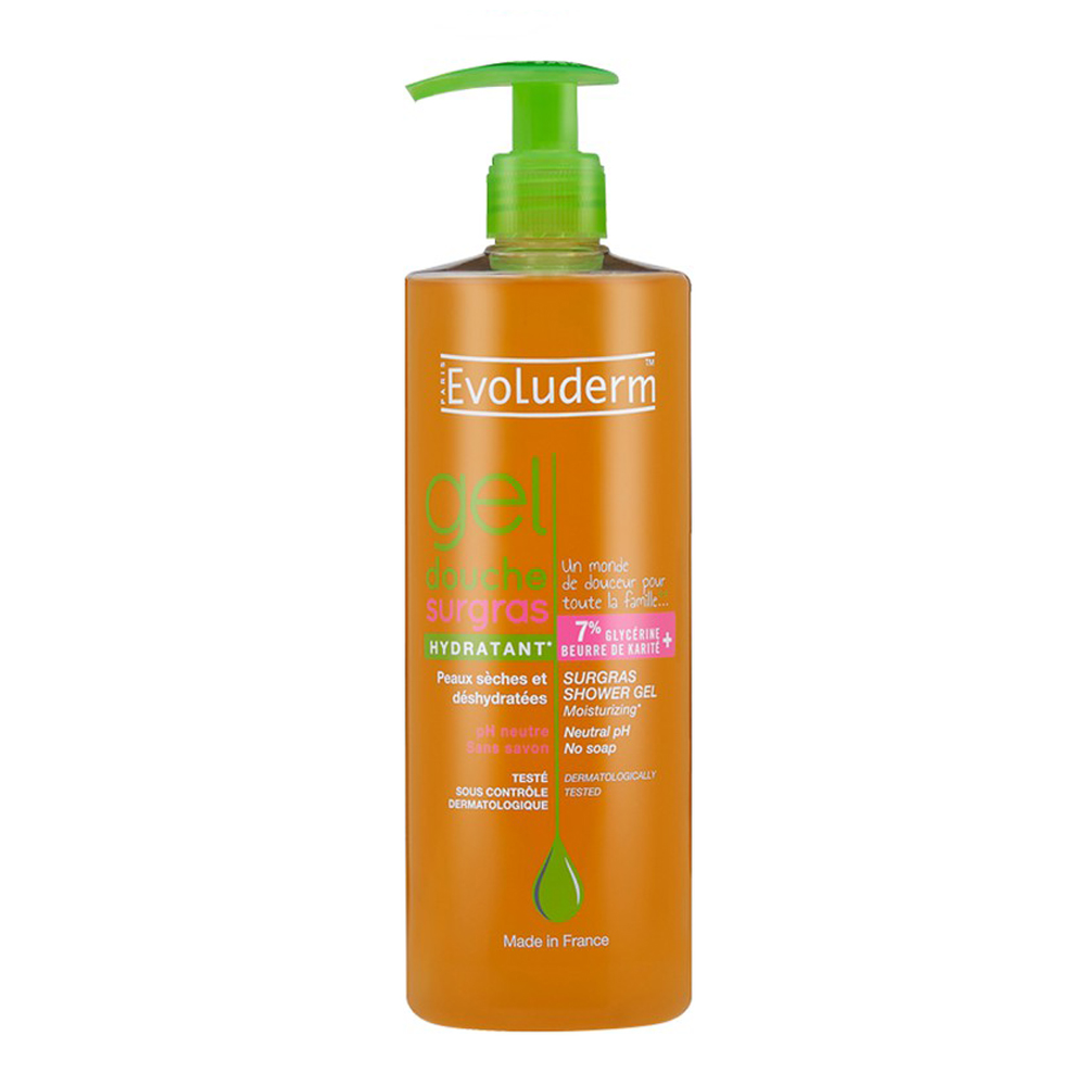 Gel Tắm Dưỡng Ẩm Evoluderm Shower Gel Surgras 500Ml
