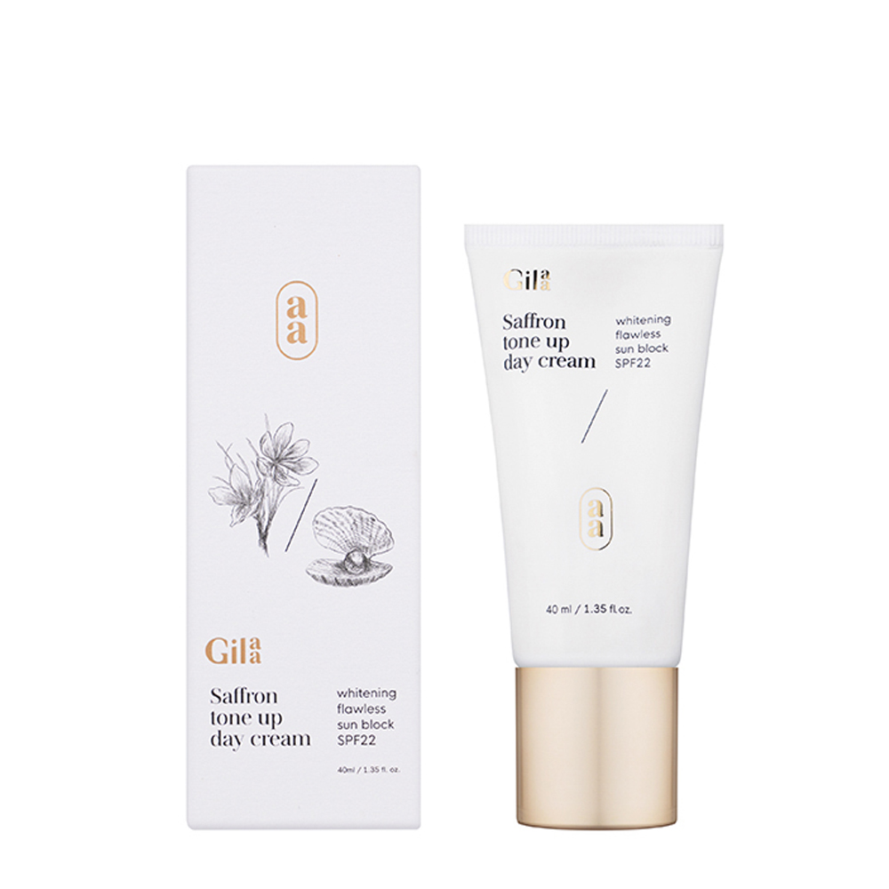 Kem Dưỡng Da Ban Ngày Giúp Nâng Tông Chống Nắng Gilaa Saffron Tone Up Repair Day Cream 40Ml