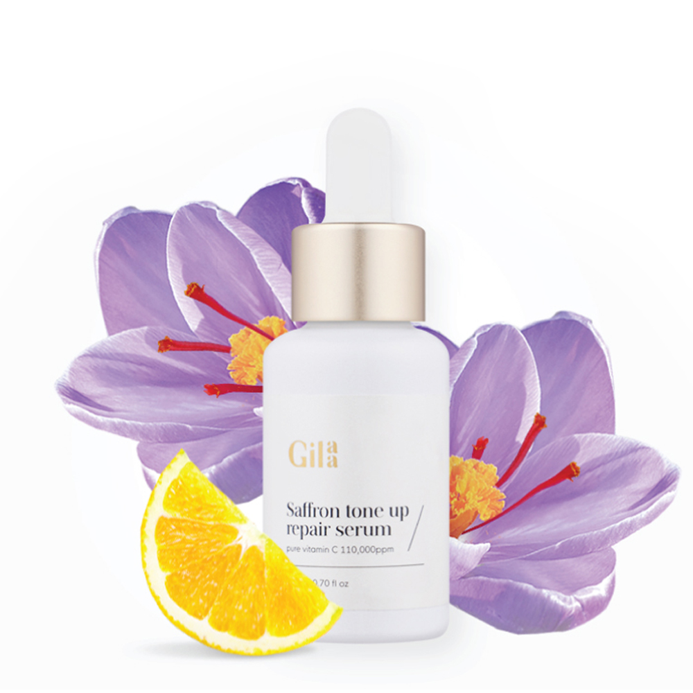 Tinh Chất Dưỡng Trắng Da Nhụy Hoa Nghệ Tây Cô Đặc Gilaa Saffron Tone Up Repair Serum 20Ml