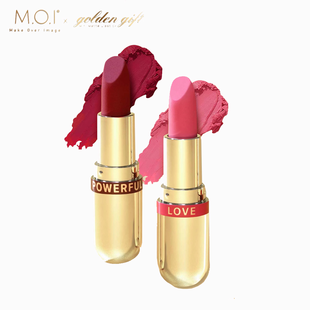 [Phiên Bản 2.1 Love] Set 2 Son Thỏi M.o.i Mini Golden Gift