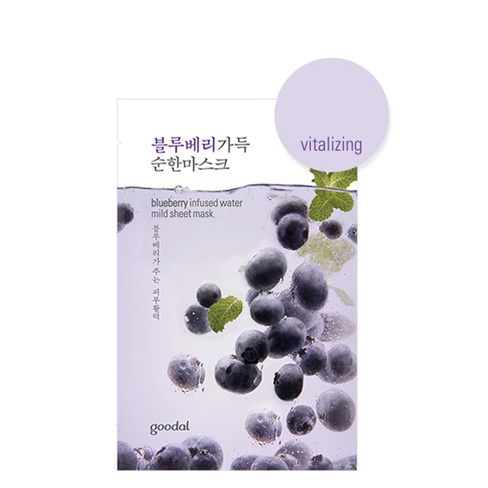 Mặt Nạ Tái Tạo Da Trẻ Khỏe Goodal Blueberry Infused Water Mild Sheet Mask