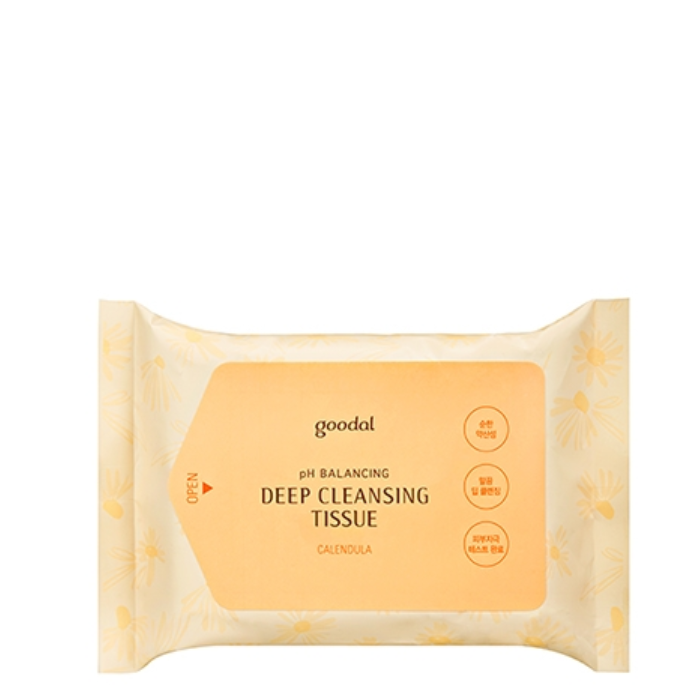 Khăn Giấy Tẩy Trang Goodal Calendula Ph Balancing Deep Cleansing Tissue (20Pc)