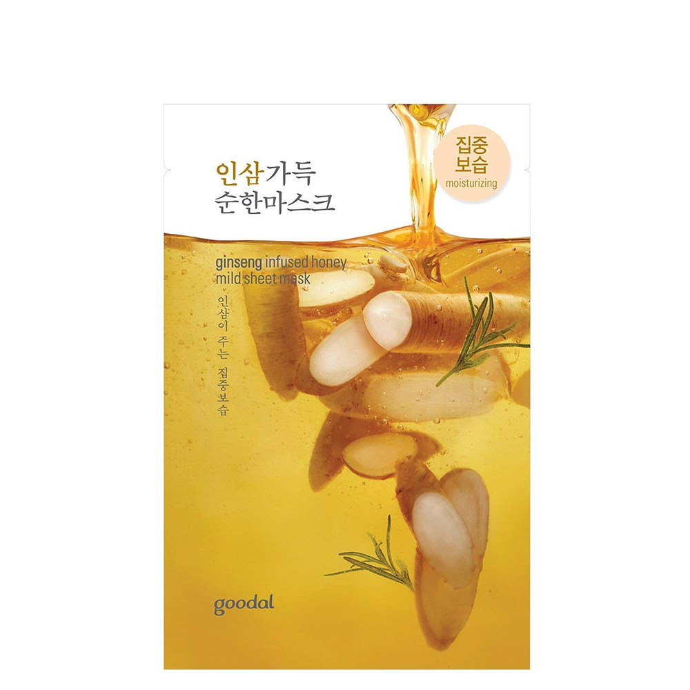 Mặt Nạ Giấy Goodal Ginseng Infused Honey Mild Sheet Mask