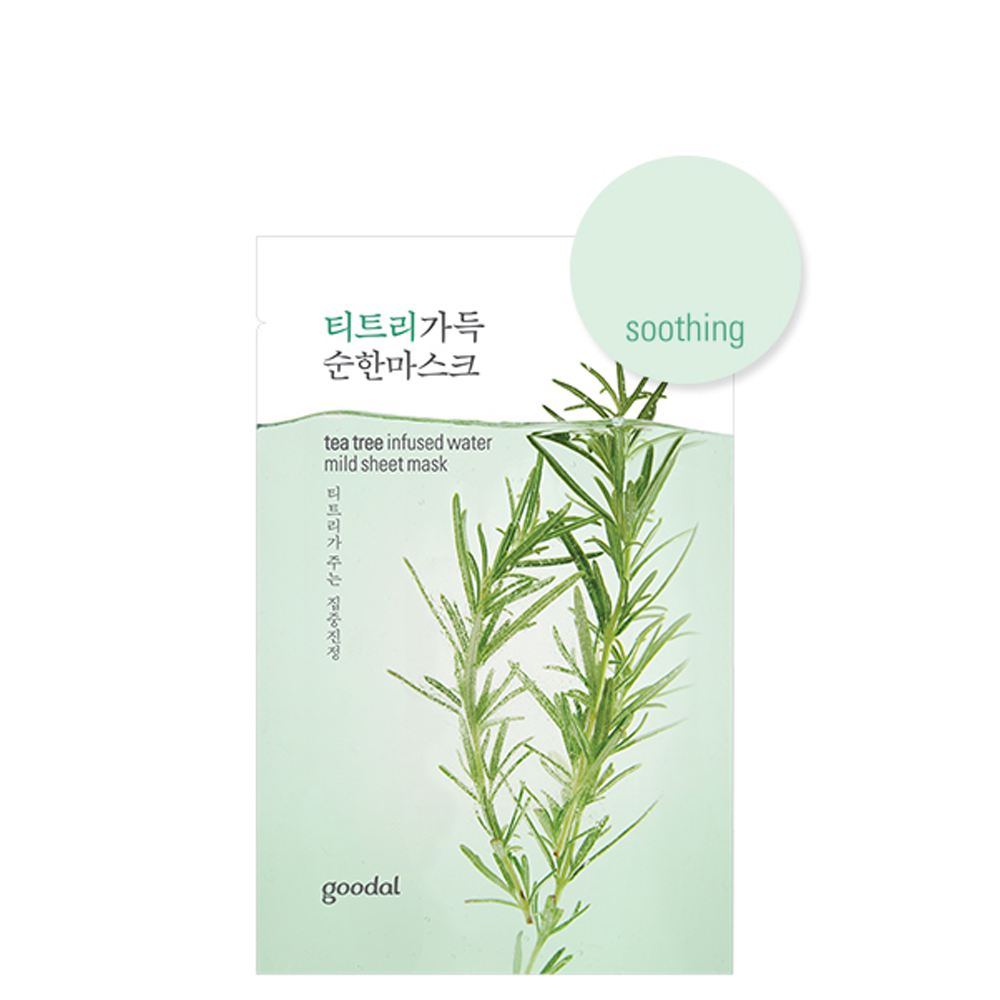 Mặt Nạ Giấy Làm Dịu Da Goodal Tea Tree Infused Water Mild Sheet Mask
