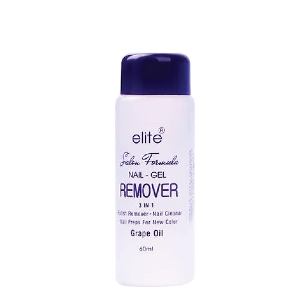 Nước Rửa Móng Tay Elite Acetone Polish Remover Purple 60Ml (Grape)