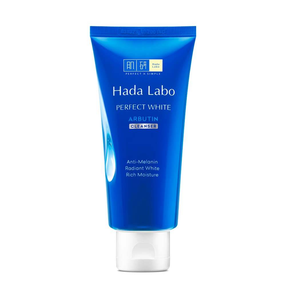 Kem Rửa Mặt Làm Sáng Da Hada Labo Perfect White Arbutin Cleanser 80G