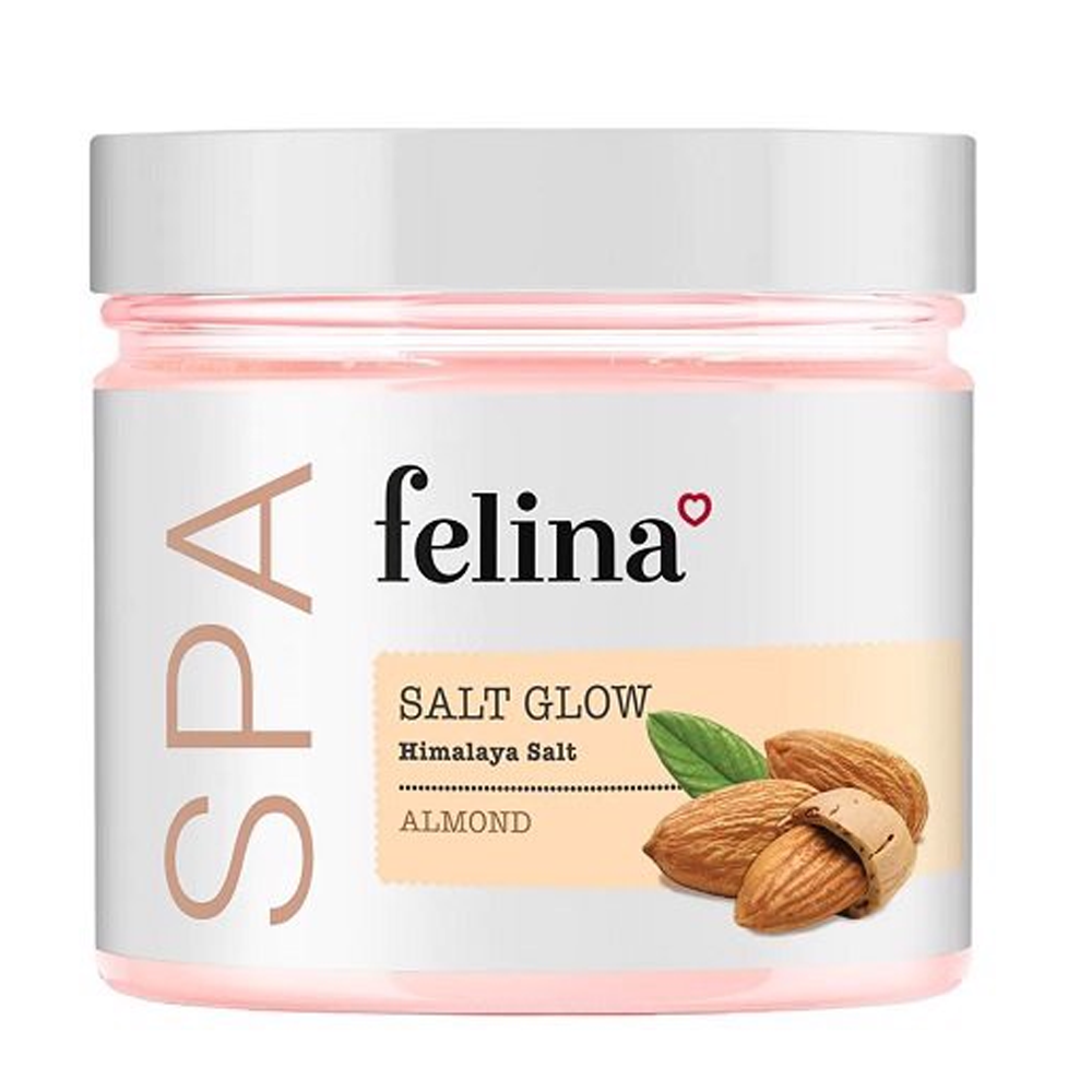 Muối Biển Tẩy Tế Bào Chết Chiết Xuất Hạnh Nhân Felina Salt Glow Almond 500G