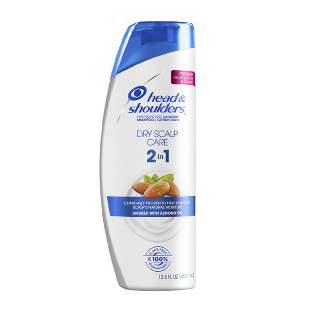 Dầu Gội & Xả Dưỡng Ẩm Da Đầu Head & Shouders Female Shampoo & Conditioner 2In1 Dry Scalp Care