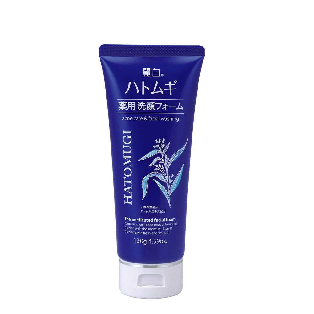 Sữa Rửa Mặt Ngừa Mụn, Sáng Da Hatomugi Reihaku Hatomugi The Medicated Facial Foam 130G