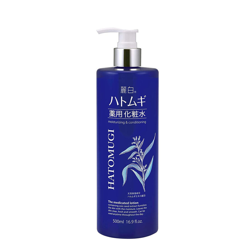 Nước Hoa Hồng Dưỡng Thể Cấp Ẩm, Sáng Da Hatomugi Reihaku Lotion 500Ml