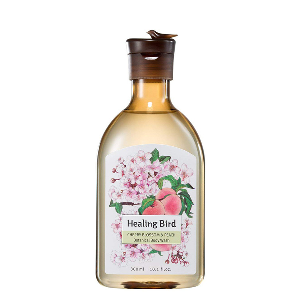 Sữa Tắm Cung Cấp Ẩm Cho Da Hb Botanical Body Wash Cherry Blossom & Peach 300Ml