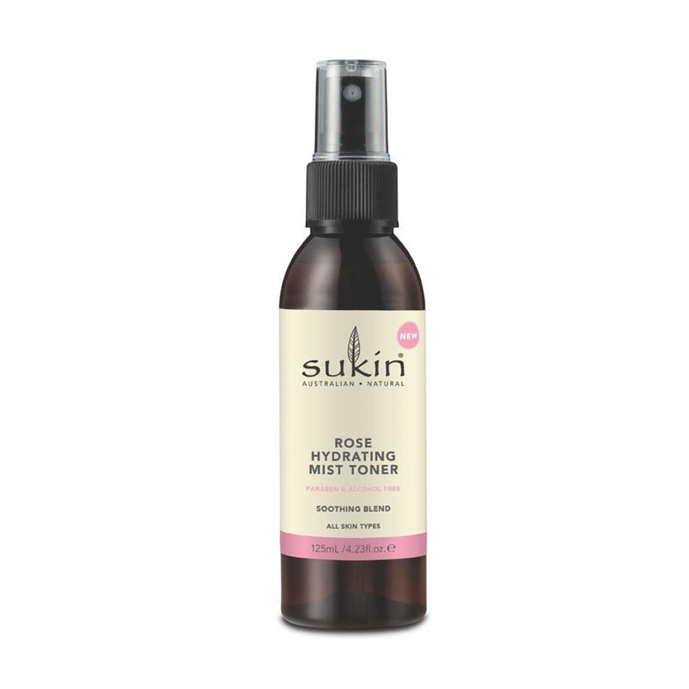 Nước Cân Bằng Dưỡng Ẩm Dạng Phun Sương Hương Hoa Hồng Sukin Rose Hydrating Mist Toner 125 Ml