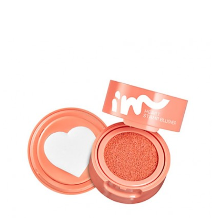 Má Hồng Dạng Cushion I'm Meme I''''m Heart Stamp Blusher (#002 Crush On Coral)