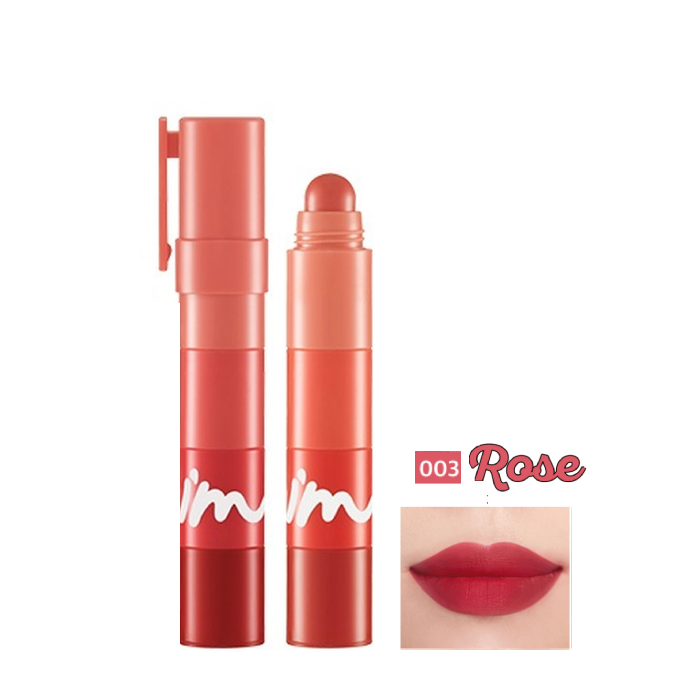 Son Lì Dạng Bút Chì I'm Meme I'm Multi Lip Crayon Matte 3.2G (003 Rose On My Lips)