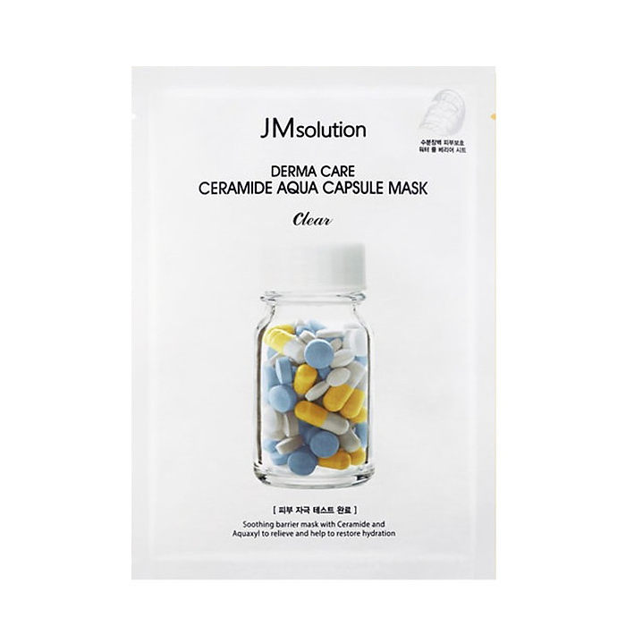 Mặt Nạ Giấy Cung Cấp Nước Jmsolution Derma Care Ceramide Aqua Capsule Mask Clear 30Ml (1Pc)