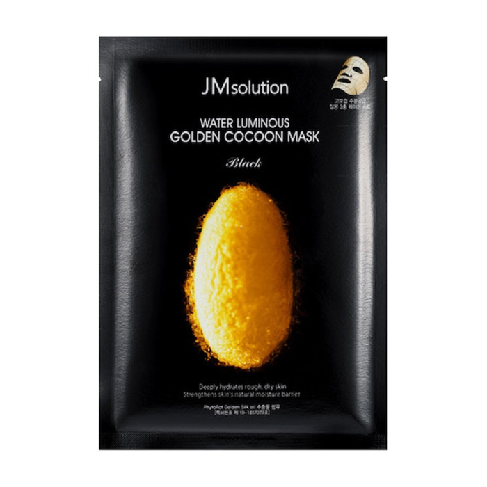 Mặt Nạ Giấy Jmsolution Water Luminous Golden Cocoon Mask Black 45G