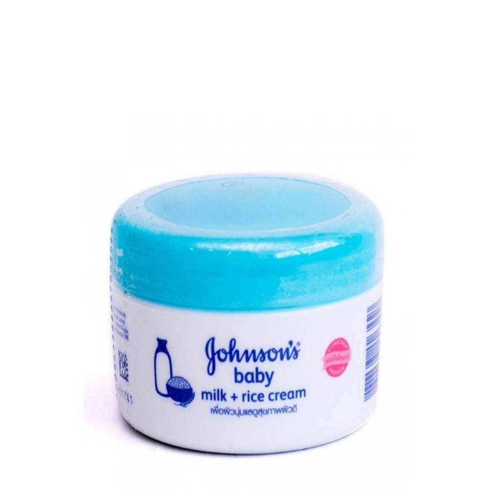 Kem Dưỡng Ẩm Chứa Sữa & Gạo Johnson’s Baby Milk + Rice Cream 50G