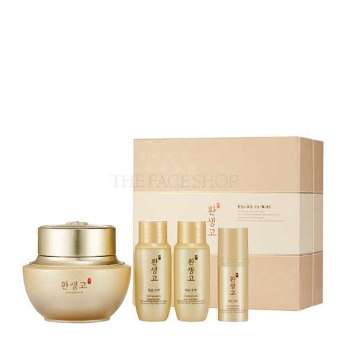 Bộ Kem Dưỡng Làm Sáng Trắng Da Yehwadam Hwansaenggo Rejuvenating Radiance Cream Special Set (4Pc)