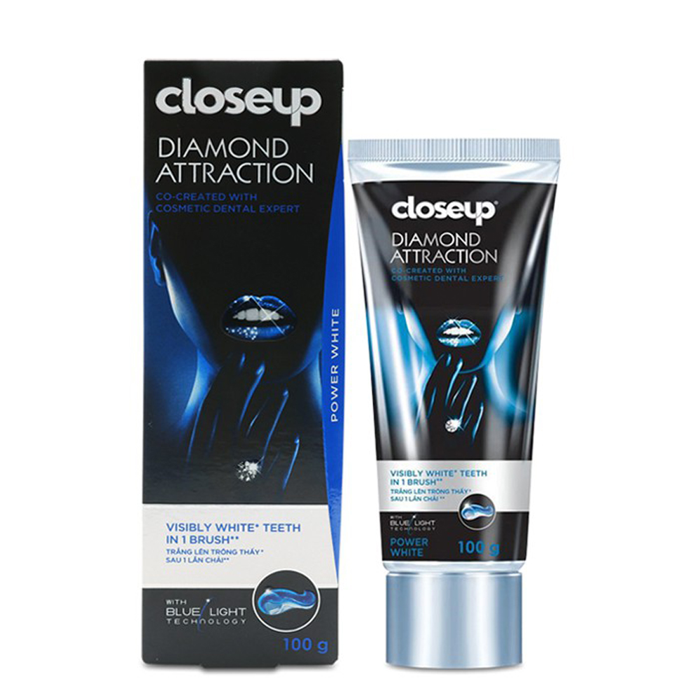 Kem Đánh Răng Kim Cương Close Up Power White 100G