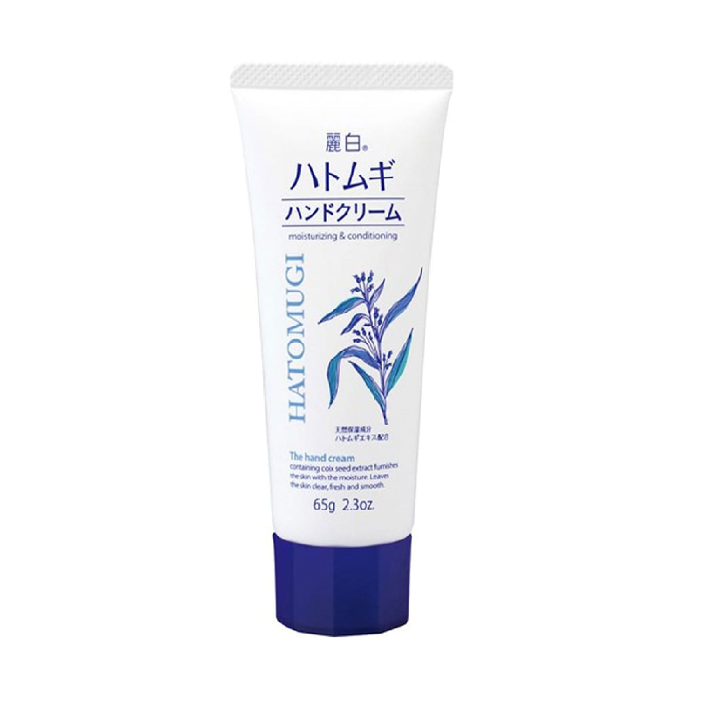 Sữa Dưỡng Da Tay Cấp Ẩm Hatomugi Reihaku Hand Cream 65G