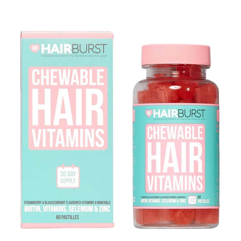 Kẹo Dẻo Kích Thích Mọc Tóc Hairburst Chewable Hair Vitamins 60 Gram (New) [Không Đổi Trả, Hsd Tháng 01/2023]