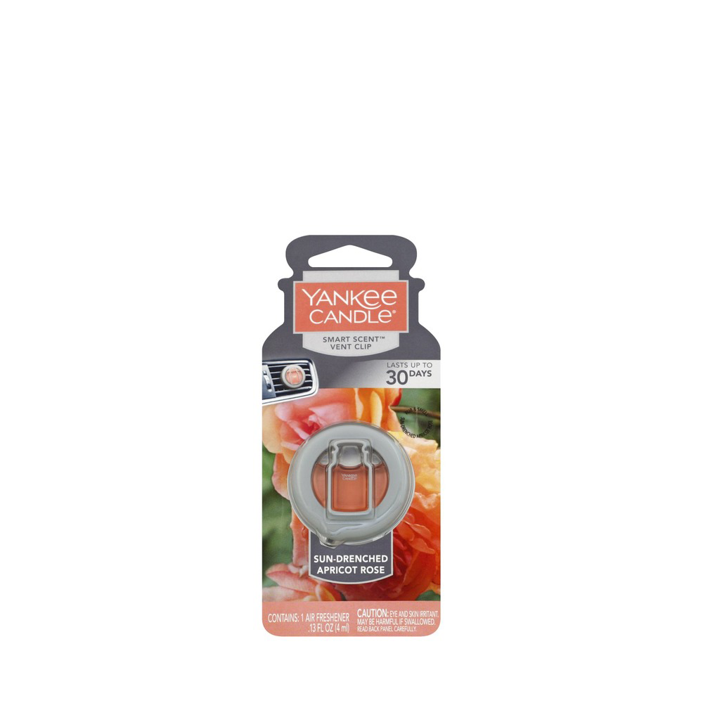 Kẹp Thơm Xe Hương Hoa Hồng Yankee Car Vent Clip - Sun Drenched Apricot Rose