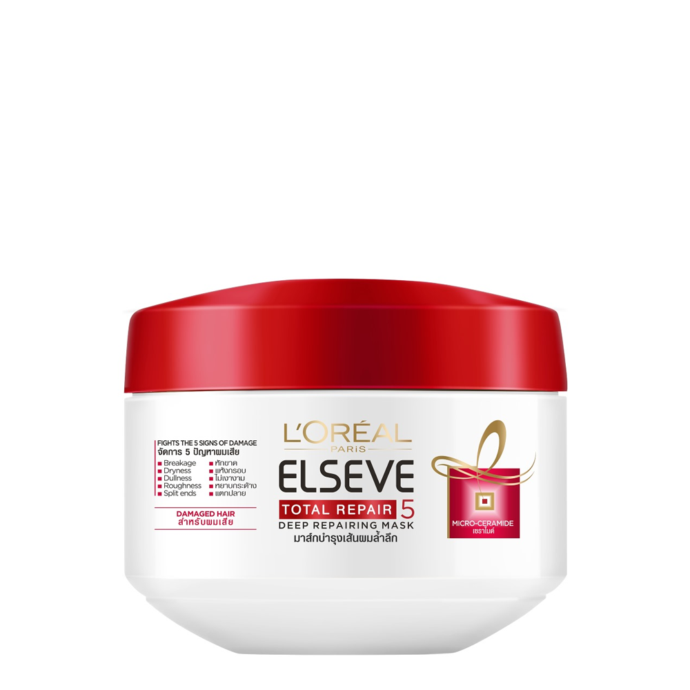 Kem Ủ Phục Hồi Tóc Hư Tổn L'oreal Paris Elseve Total Repair 5 Mask 200Ml