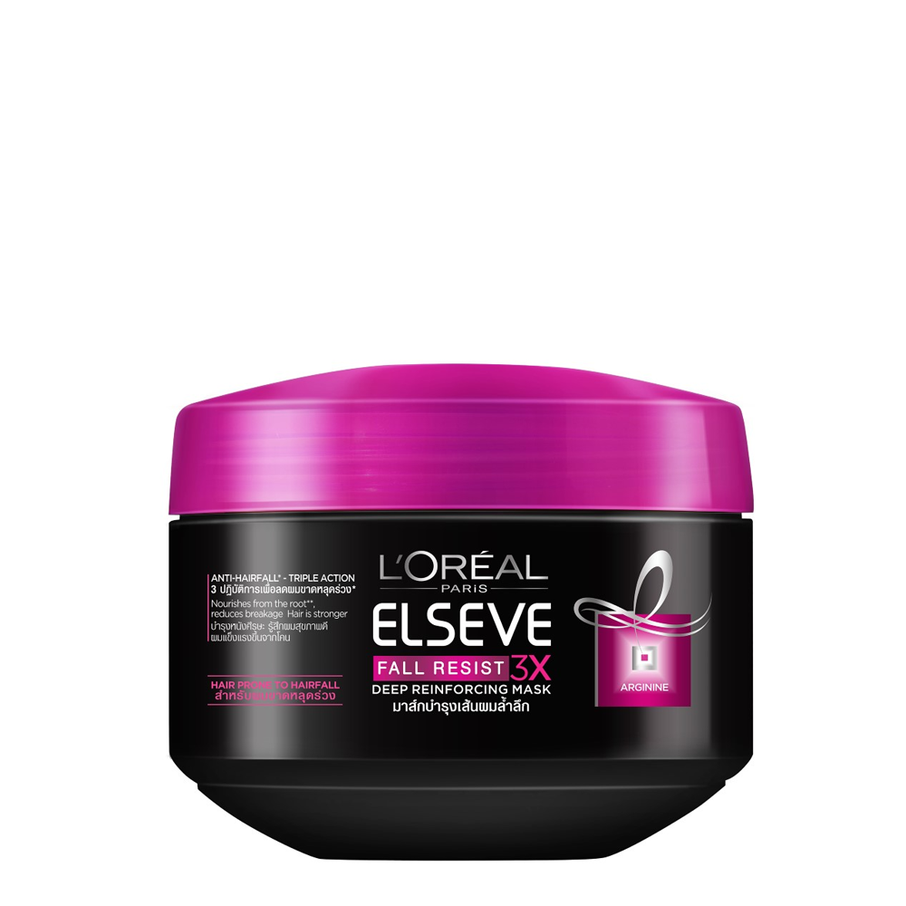 Kem Ủ Tóc Ngăn Gãy Rụng L'oreal Paris Fall Resist 3X Mask 200Ml