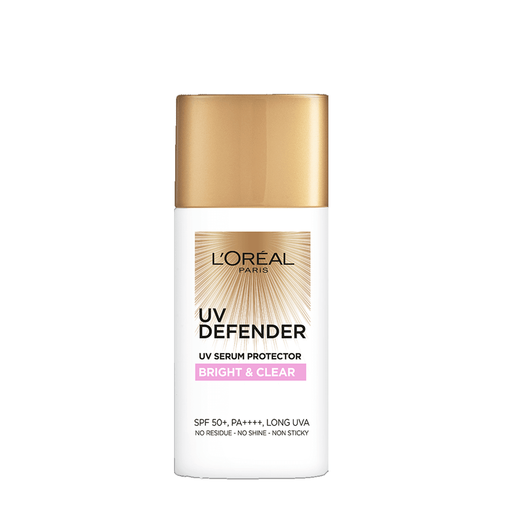 Kem Chống Nắng Nâng Tông Da L'oreal Paris Uv Defender Bright & Clear 50Ml
