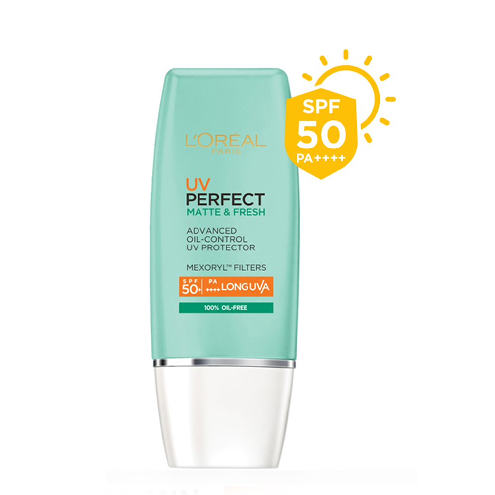 Kem Chống Nắng Kiềm Dầu L’oreal Uv Perfect Matte & Fresh Spf50 Pa++++ 30Ml