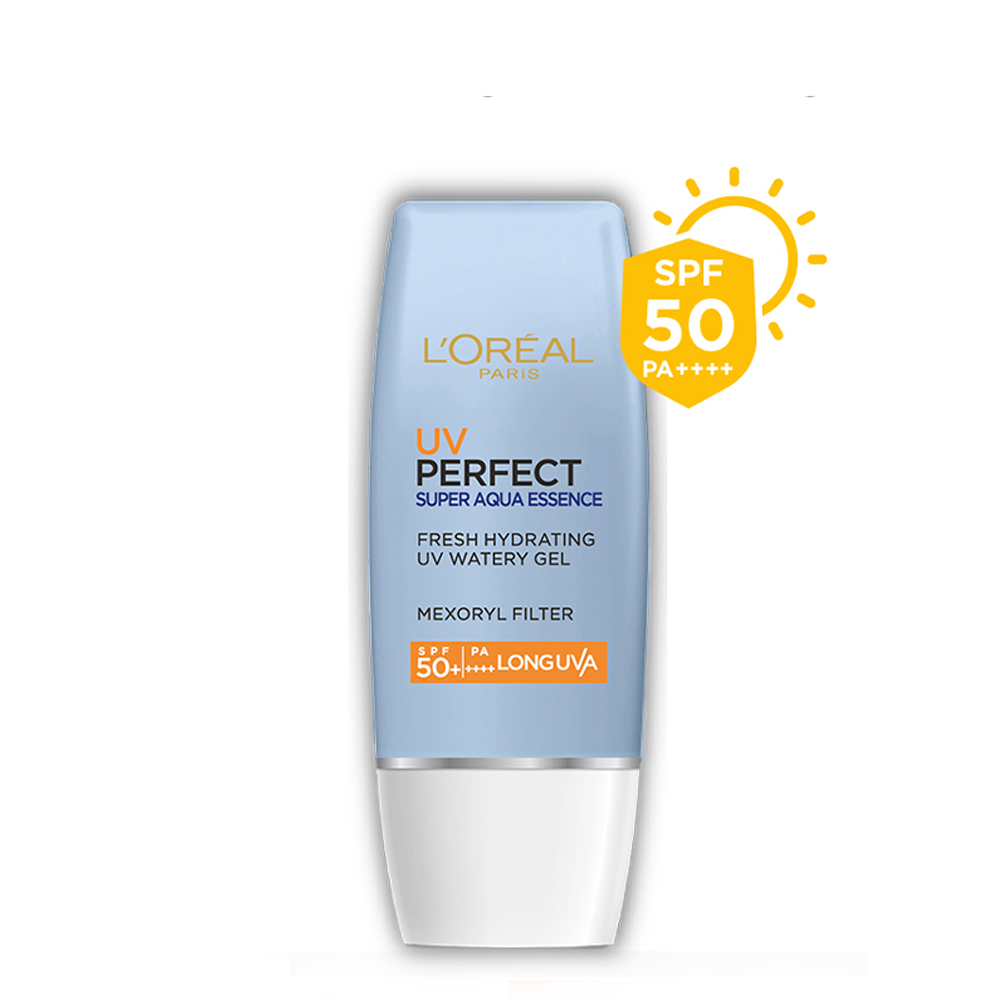 Kem Chống Nắng Cấp Ẩm L’oreal Uv Perfect Super Aqua Essence Spf50 Pa++++ 30Ml